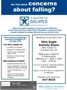 Read more about the article FW: Glen Eagle hosting “A Matter of Blance”